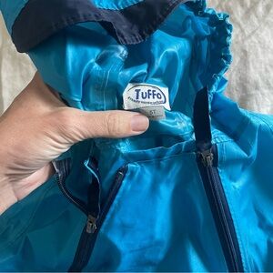 Blue Muddy Buddy Tuffo rain suit, 5 year